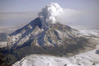 The 2009 eruption of Alaska's Redoubt volcano.